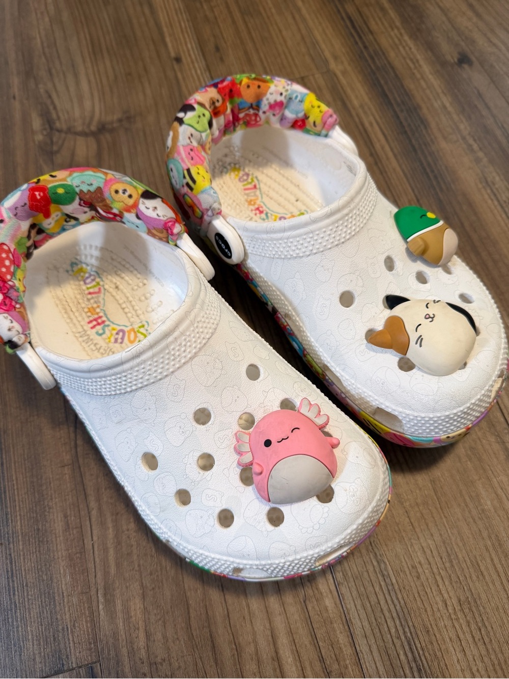 CROCS squishmellow special edition Clogs with Colorful Character Charms